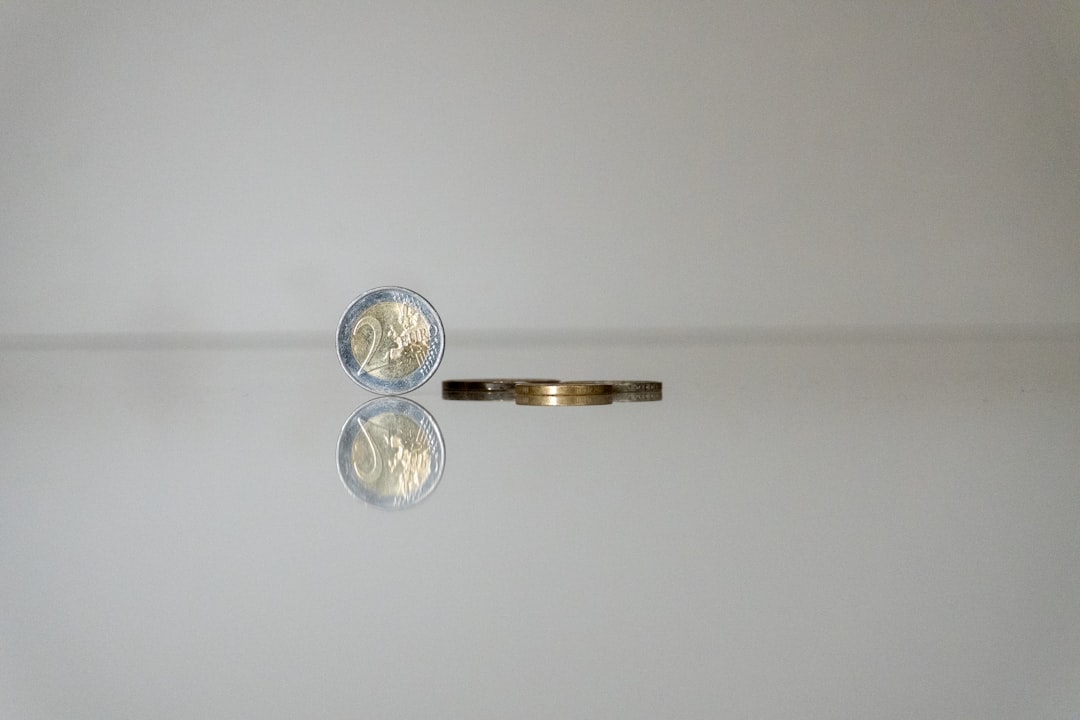 a couple of rings sitting on top of a table